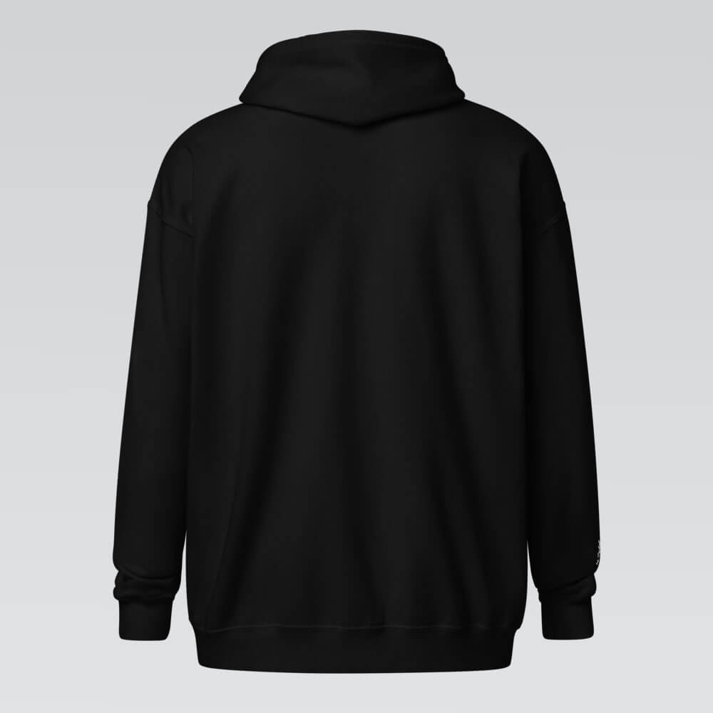 aequel film noir the end hoodie black back