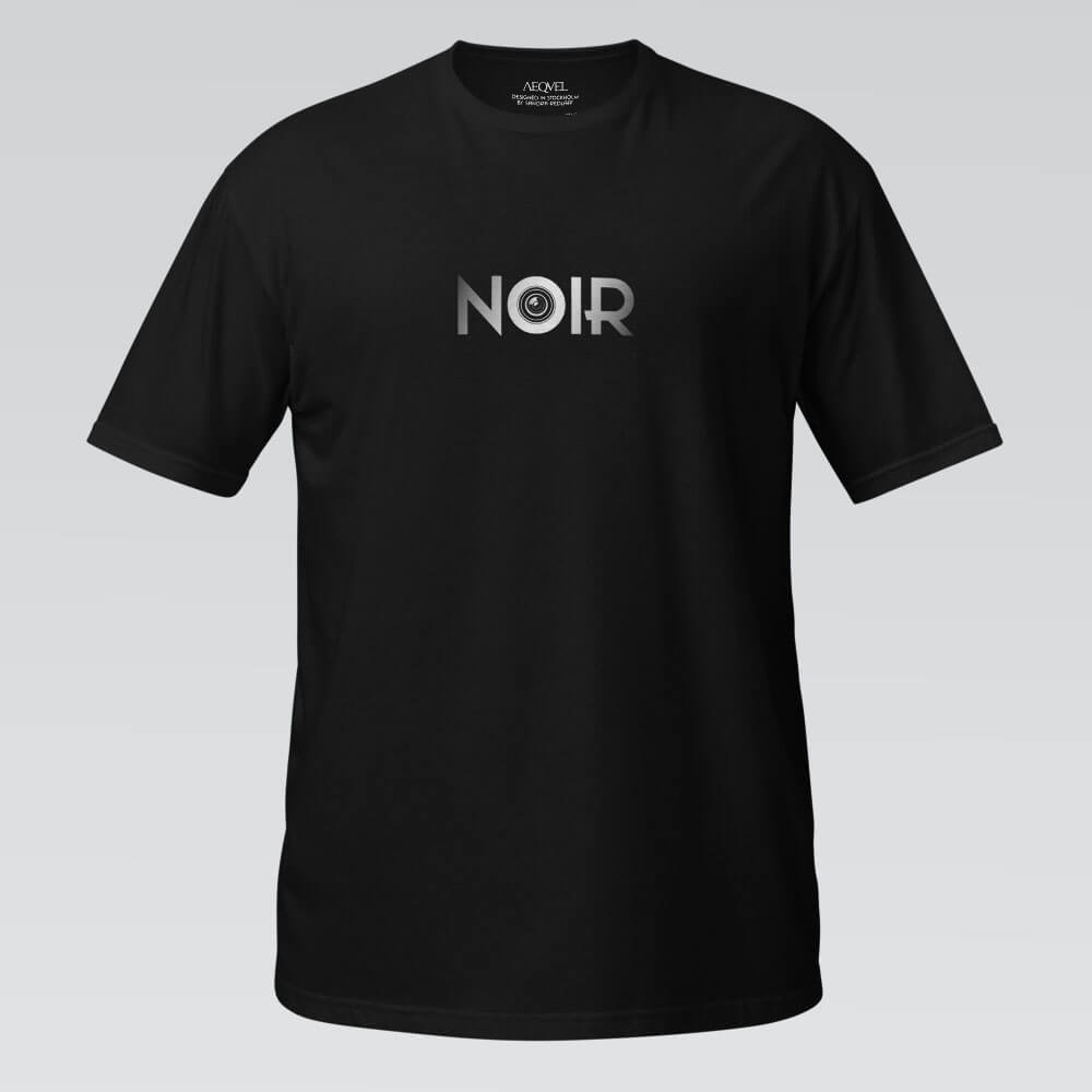 aequel film noir noir t-shirt black front